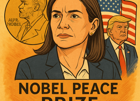 नोबेल शान्ति पुरस्कार भेनेजुएलाकी मारिया कोरिना माचाडोलाई